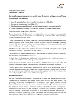Genesis Energy drives customer-centric growth strategy with