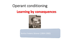 Operant conditioning