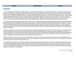 How to Use the Science Curriculum Maps