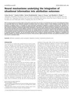 Neural mechanisms underlying the integration of
