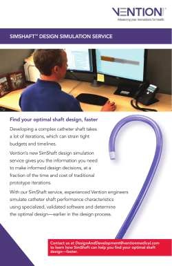 SIMSHAFT&trade; DESIGN SIMULATION SERVICE Find your optimal