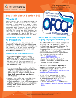 Let`s talk about Section 503