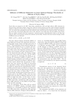 Influence of Different Substrates on Laser Induced Damage