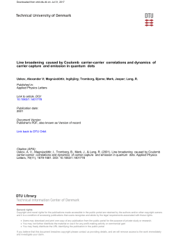 Line broadening caused by Coulomb carrier-carrier