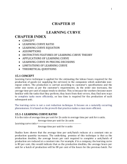 15.1-2 learning curve equation