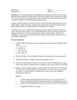 Beanium Lab Period - Warren County Schools