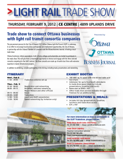 LIGHT RAILTRADE SHOW