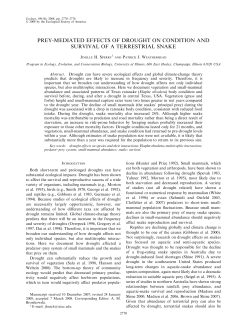 prey-mediated effects of drought on condition and