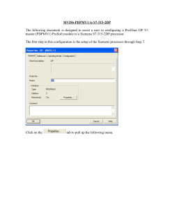 ProLinx PDPM to S7-315-2DP