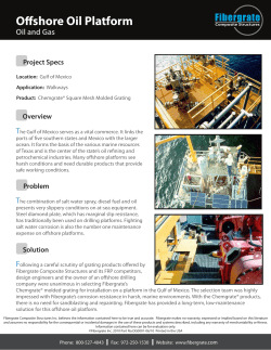 Offshore Oil Platform - Fibergrate Composite Structures