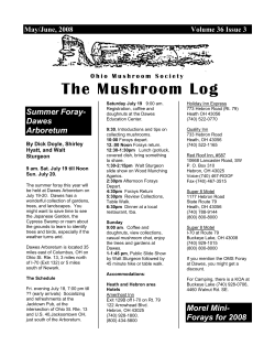 May / June 2008 Mushroom Log