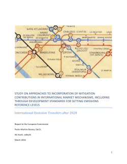 International Emission Transfers after 2020