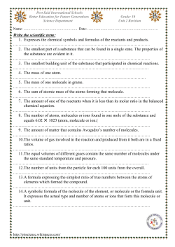 Port Said International Schools - pisscience