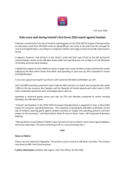 Pubs score well during Ireland`s first Euros 2016 match