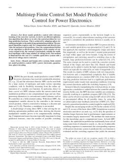 Multistep Finite Control Set Model Predictive Control