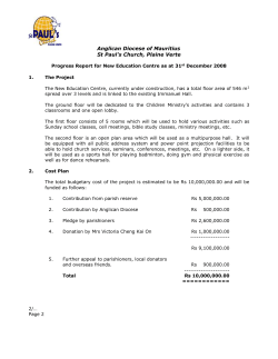 Anglican Diocese of Mauritius - St Paul`s Church &ndash; Plaine Verte