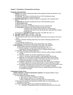 Chapter 5: Interactions: Environments and Organisms