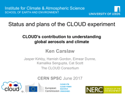 Carslaw_CLOUD SPSC June 2017