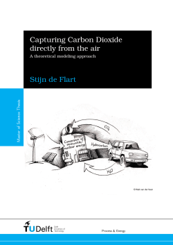 Masters Thesis: Capturing Carbon Dioxide directly from the air