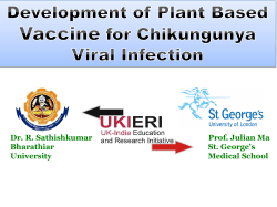 Dr. R. Sathishkumar Prof. Julian Ma Bharathiar St. George`s
