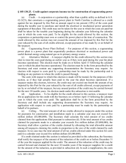 G.S. 105-130.25 Page 1 &sect; 105-130.25. Credit against corporate