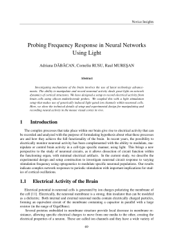 Probing Frequency Response in Neural Networks Using Light