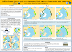Modeling dynamics of circum-arctic tundra plant communities in