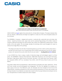 Limited Edition: Collaboration Model of G