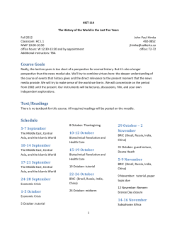 HIST 114 - University of Alberta