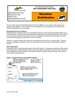 Shoreline Stabilization BMP - Colorado Parks and Wildlife