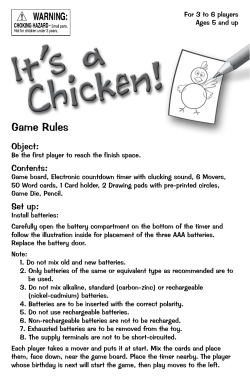 Game Rules - Pressman Toy
