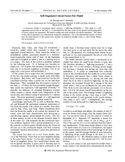 Self-organized critical forest
