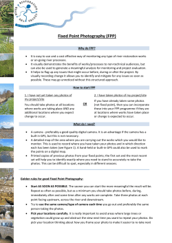 Fixed Point Photography - the River Restoration Centre