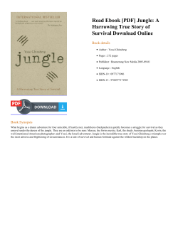 Read Ebook  Jungle: A Harrowing True Story of