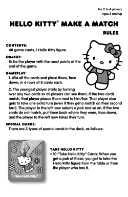 Hello Kitty&reg; Make a Match