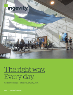 The right way. Every day.