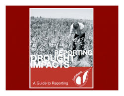Drought Impacts