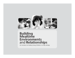 Building Mealtime Environments and Relationships (BMER)