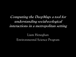 Computing the DeepMap - Computational Thinking Across the
