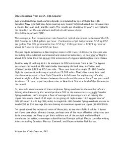 CO2 emissions from an EA-18G Growler Ever wondered how much