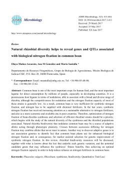 Natural rhizobial diversity helps to reveal genes and