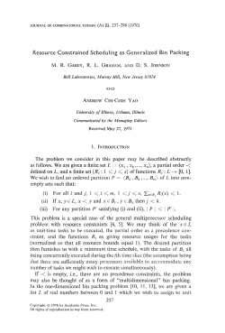 The problem we consider in this paper may be described abstractly