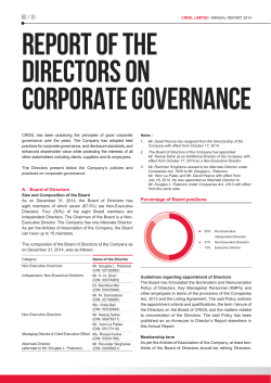A. Board of Directors Percentage of Board positions