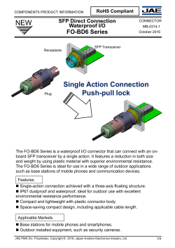 NEW Single Action Connection Push-pull lock