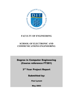 Introduction - School of Electronic and Communications Engineering