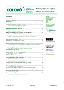 UNECE Timber Committee week - Irish Farmers` Association