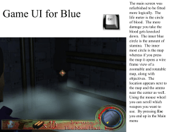 Game UI for Blue - Design by DeAngelo