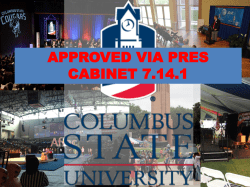 Attachment  - Columbus State University