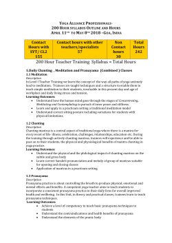 Practicum: From the 2 nd week of training, in a structured and