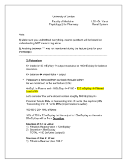 L05 Physiology2 Dr Yanal RenalSystem